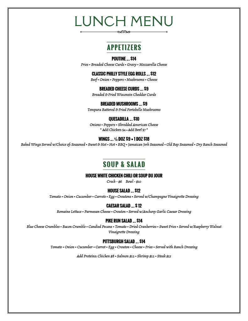 Lunch Menu pg 1