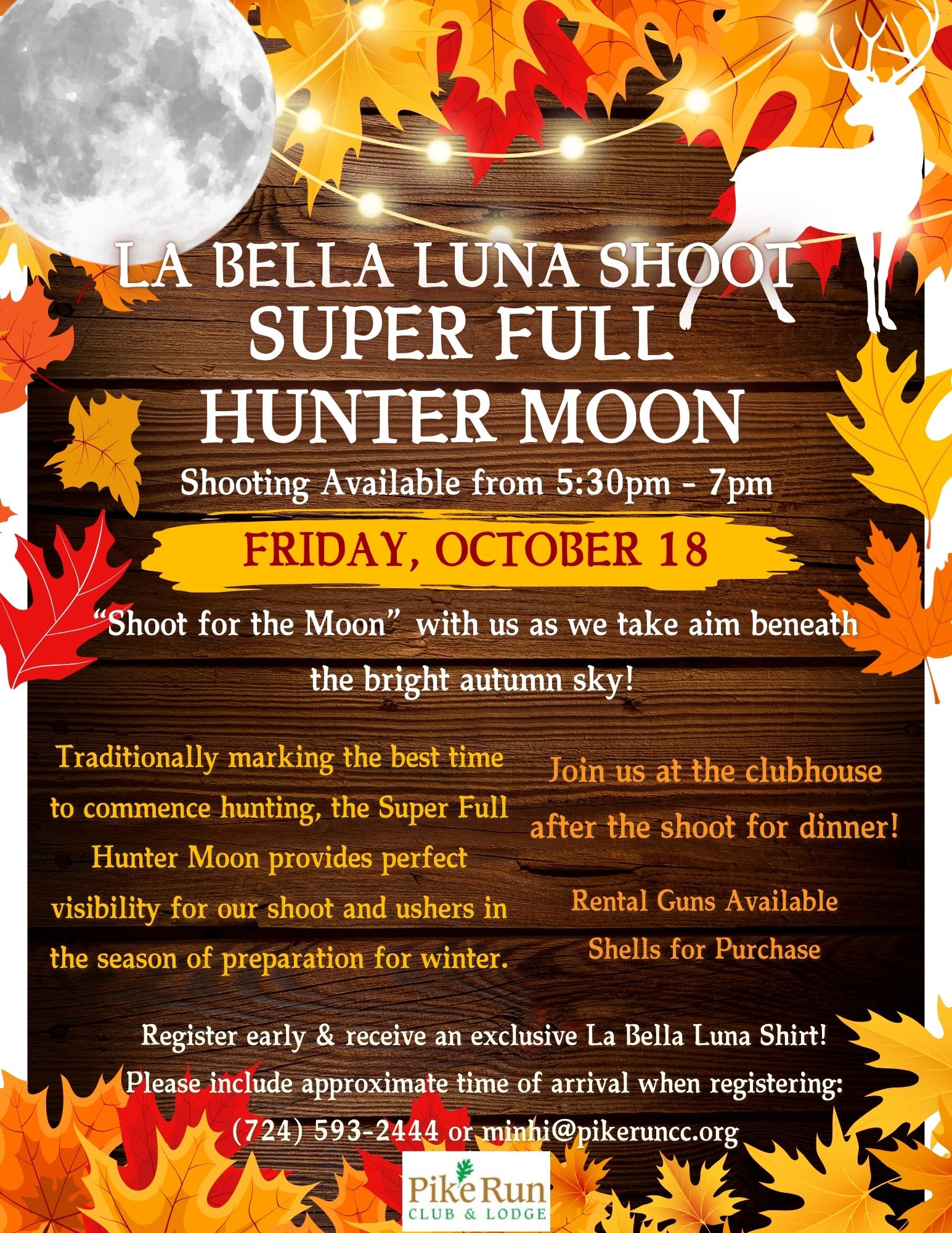 La Bella Luna Hunter Moon Shoot