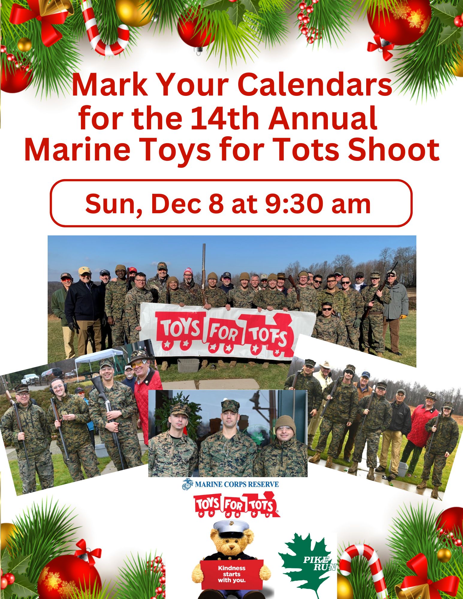 Toys for Tots Shoot Save the Date